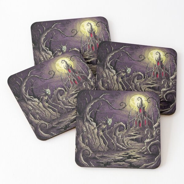 Item preview,  Gothic Horror art creepy landscape set in hell designed and sold by Vintage Designs +.