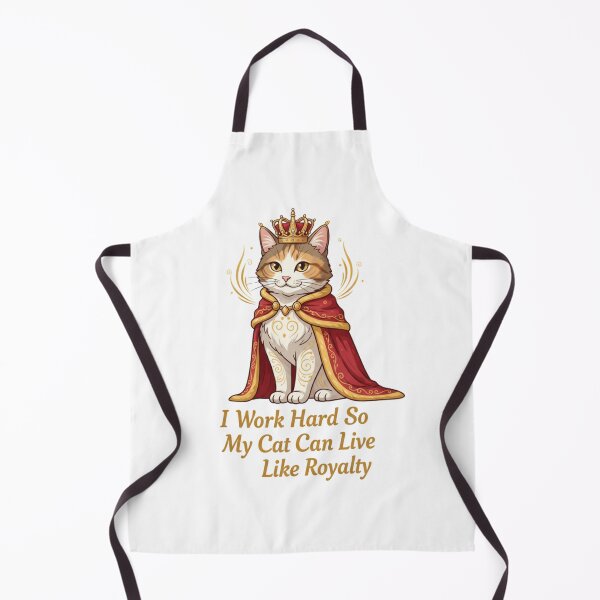 Item preview, I work hard so my cat can live like Royalty designed and sold by JLMWorks.