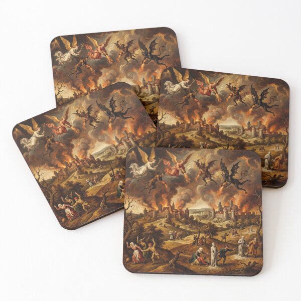 Item preview, Sodom and Gomorrah Apocalypse after Hieronymus Bosch and Pieter Bruegel designed and sold by Vintage Designs +.