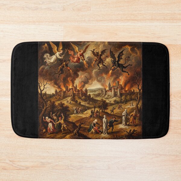Item preview, Sodom and Gomorrah Apocalypse after Hieronymus Bosch and Pieter Bruegel designed and sold by Vintage Designs +.