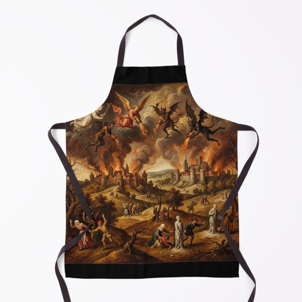 Item preview, Sodom and Gomorrah Apocalypse after Hieronymus Bosch and Pieter Bruegel designed and sold by Vintage Designs +.