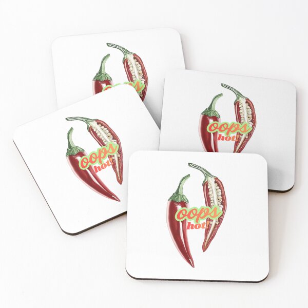 Item preview, Oops Hot!- Spicy Chili Pepper Neon Art designed and sold by SC-Shop-.