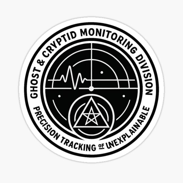 Ghost & Cryptid Monitoring Division Sticker