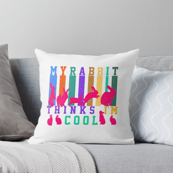 Item preview, My Rabbit Thinks I'm Cool – Funny Rabbit Lover Quote for Humor and Animal Fans designed and sold by karibov.