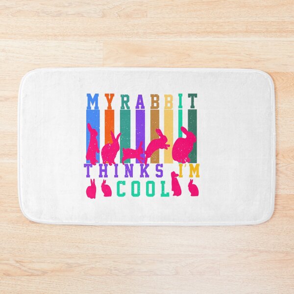 Item preview, My Rabbit Thinks I'm Cool – Funny Rabbit Lover Quote for Humor and Animal Fans designed and sold by karibov.