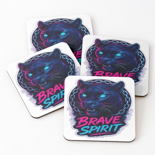 Item preview, Fierce Panther Sticker Electric Neon Art designed and sold by ARTCREATESHOP.