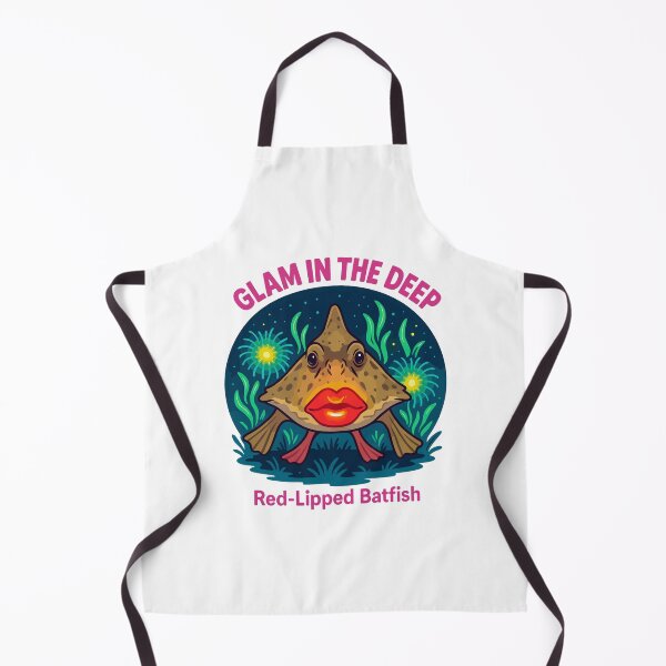 Item preview, Glam in the Deep – Red-Lipped Batfish Cute Deep Sea Creature designed and sold by WildlifeInc.