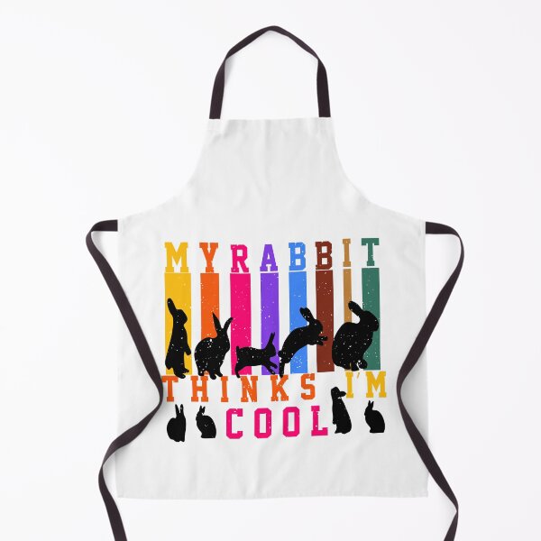 Item preview, My Rabbit Thinks I'm Cool Funny Bunny Mom Dad Gift Pet Rabbit Owner Humor Unconditional Love designed and sold by karibov.