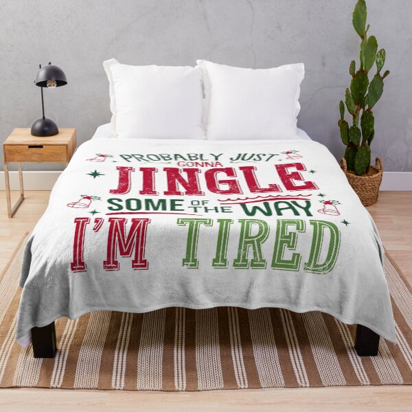 Item preview, Jingle Some Of The Way, Funny I’m Tired Christmas Quote designed and sold by johnfitz-tee.