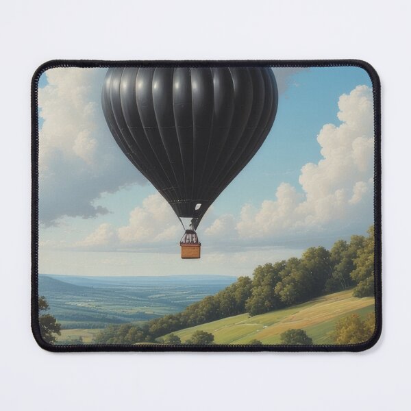 Item preview, Heart-shaped balloon over blooming fields designed and sold by Mianku | Für das Leben.