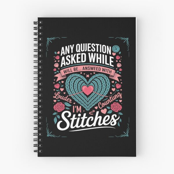 Item preview, Any Question Asked While I'm Counting Stitches Crochet designed and sold by PowAcademy.