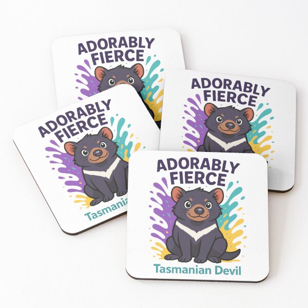 Item preview, Adorably Fierce – Cute Tasmanian Devil Cartoon designed and sold by WildlifeInc.