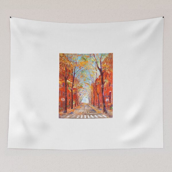 Item preview, Cranberry Street in Autumn designed and sold by Natalia_Shchip.