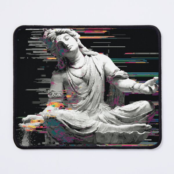 Item preview, Reclining Buddha in Digital Glitch Flow designed and sold by t5uisiu.