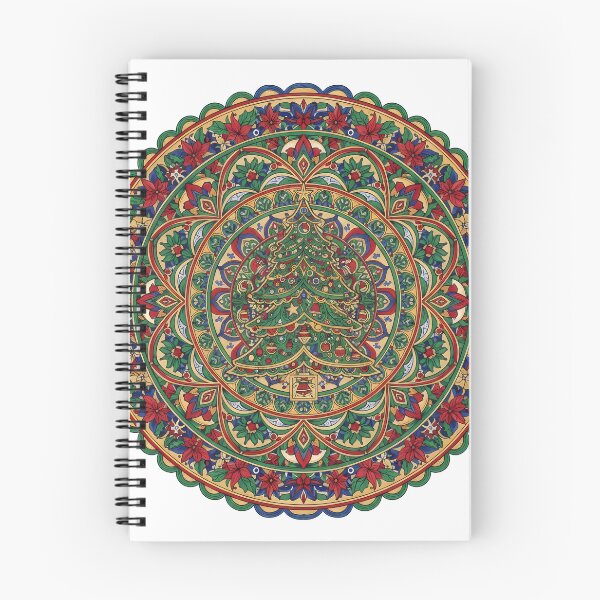 Item preview, “Festive Mandala with Christmas Tree” designed and sold by digisetumedia.