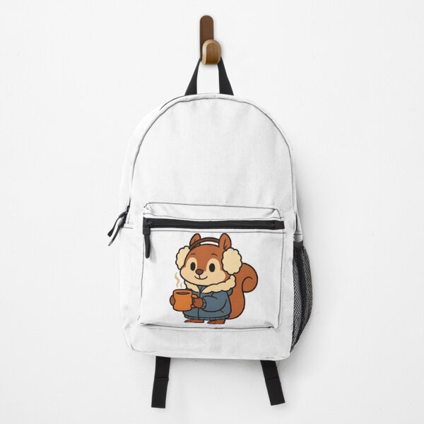 Item preview, Squirrel in Parka with Hot Cider – Cute Winter Animal designed and sold by Confuzz1ed.