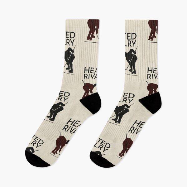 Item preview, Heated Rivalry Hockey Faceoff Silhouette designed and sold by AntonioJ8.