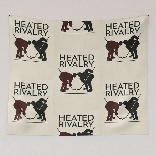 Item preview, Heated Rivalry Hockey Faceoff Silhouette designed and sold by AntonioJ8.