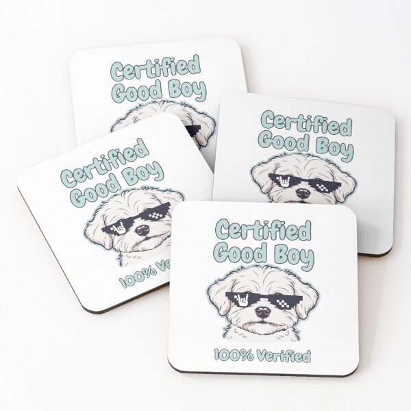 Item preview, Certified Good Boy – Cute Pixel Dog Meme Shirt designed and sold by EcoArtTees.