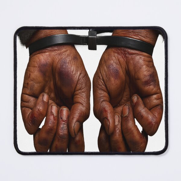 Item preview, Zip-Cuffed Hands - Bruised Justice designed and sold by TheLionWithAMic.