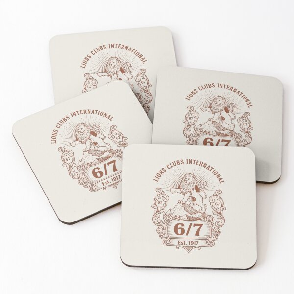 Item preview, Lions Clubs International Emblem 6 7 Est 1917 Design designed and sold by SplashTastic.