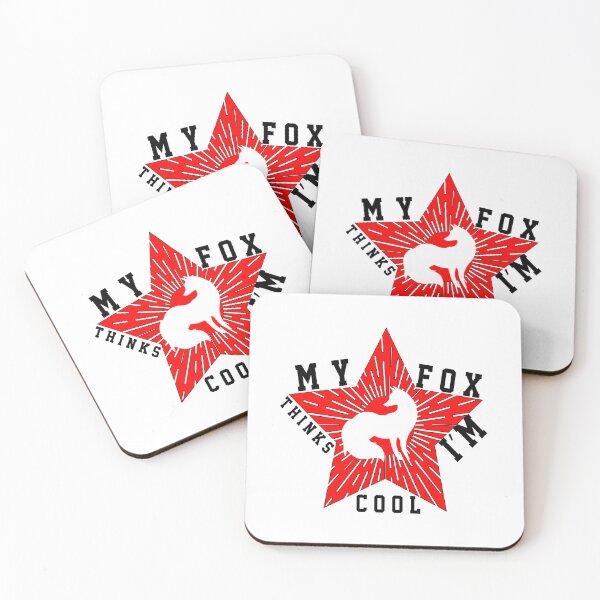 Item preview, My Fox Thinks I'm Cool Funny Exotic Pet Owner Gift Fox Mom Dad Humor Unconditional Love designed and sold by karibov.