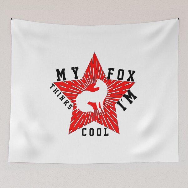 Item preview, My Fox Thinks I'm Cool Funny Exotic Pet Owner Gift Fox Mom Dad Humor Unconditional Love designed and sold by karibov.