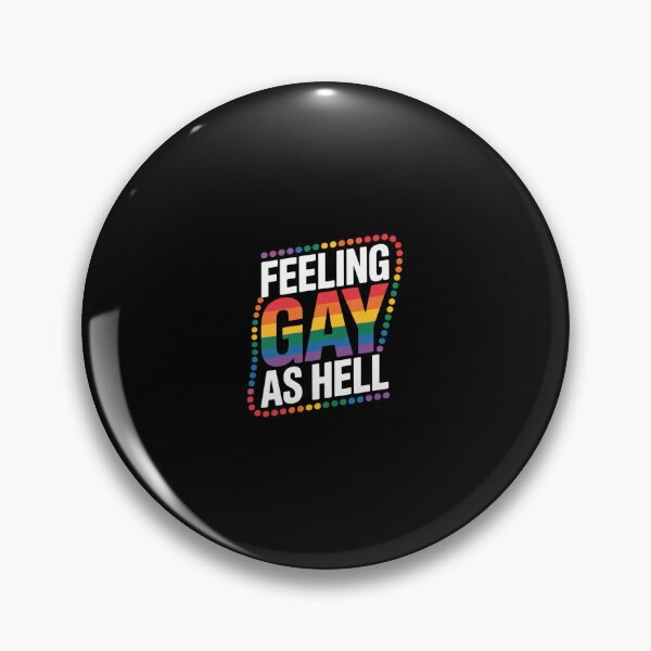 Item preview, Feeling Gay As Hell Trendy LGBTQ Queer Pride Aesthetic designed and sold by CombatTask.