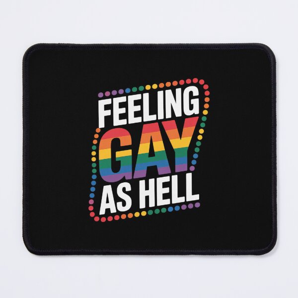 Item preview, Feeling Gay As Hell Trendy LGBTQ Queer Pride Aesthetic designed and sold by CombatTask.