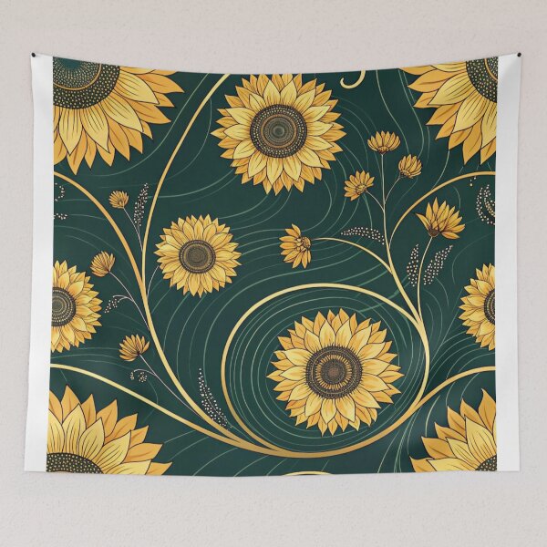 Item preview, Sunflowers fields designed and sold by Lucky 777.