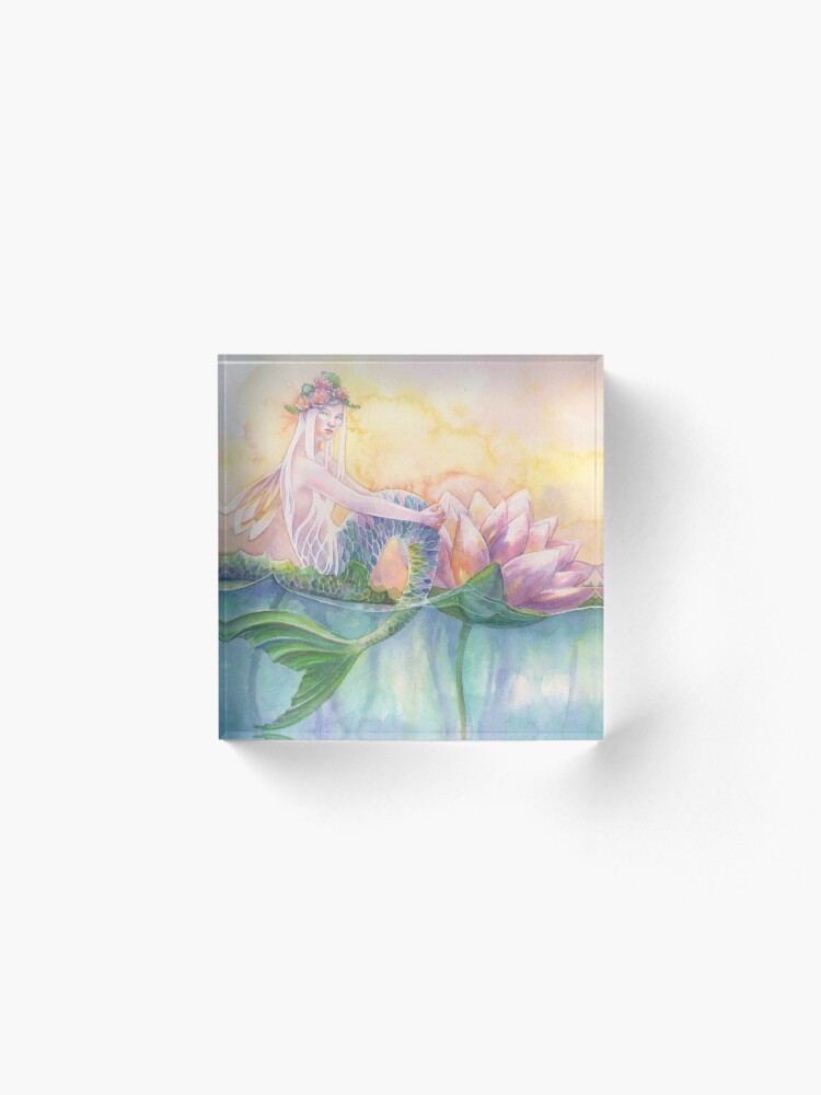 Thumbnail 2 of 5, Acrylic Block, Waterlily designed and sold by janetchui.