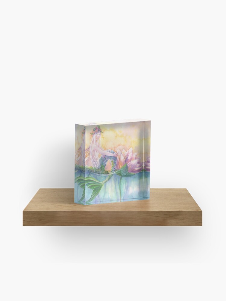Thumbnail 1 of 5, Acrylic Block, Waterlily designed and sold by janetchui.