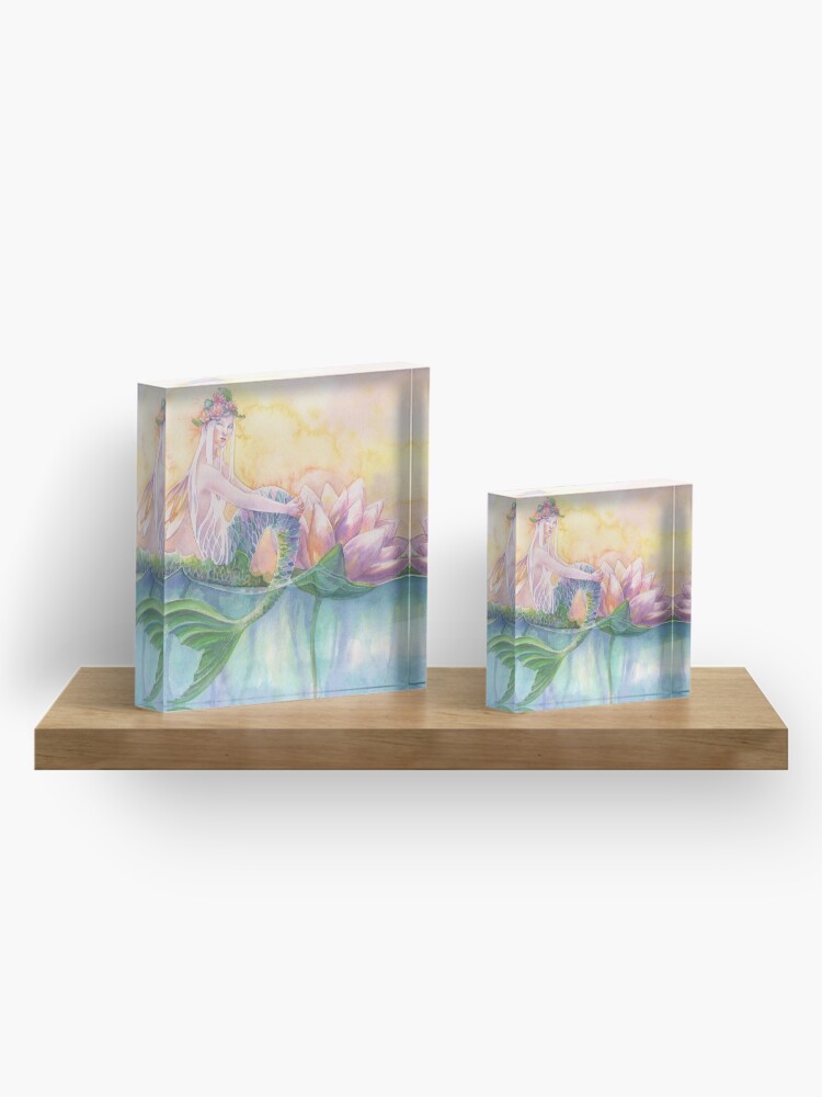 Thumbnail 4 of 5, Acrylic Block, Waterlily designed and sold by janetchui.