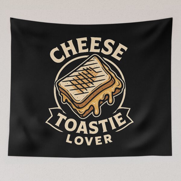 Item preview, Cheese Toastie Lover Graphic Tee: Festival-Ready Melty Design for Street Food Sandwich Warriors designed and sold by WAUZ.