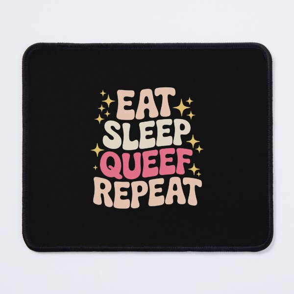 Item preview, Eat Sleep Queef Repeat Inappropriate Queefing Joke designed and sold by CombatTask.