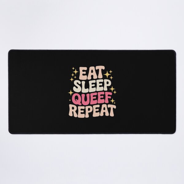 Item preview, Eat Sleep Queef Repeat Inappropriate Queefing Joke designed and sold by CombatTask.