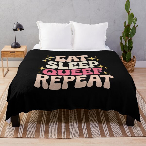 Item preview, Eat Sleep Queef Repeat Inappropriate Queefing Joke designed and sold by CombatTask.