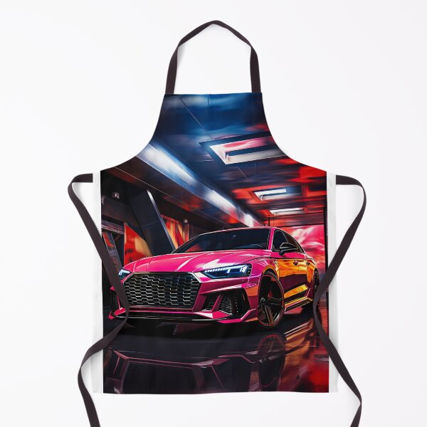 Item preview, Futuristic garage reflections highlighting a bright hot hatch car designed and sold by RevUpDesign.