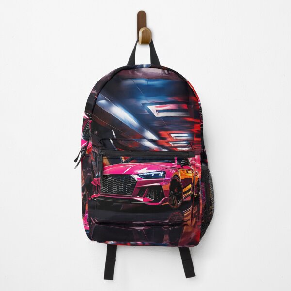 Item preview, Futuristic garage reflections highlighting a bright hot hatch car designed and sold by RevUpDesign.