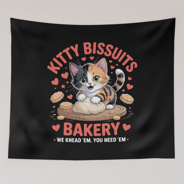 Item preview, Kitty Biscuits We Knead Em You Need Em Cat Lover designed and sold by HeinzanoWeno.