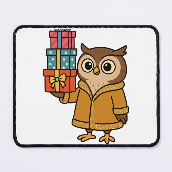 Item preview, Owl in Glitter Coat Balancing Party Gifts designed and sold by Confuzz1ed.