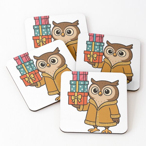 Item preview, Owl in Glitter Coat Balancing Party Gifts designed and sold by Confuzz1ed.