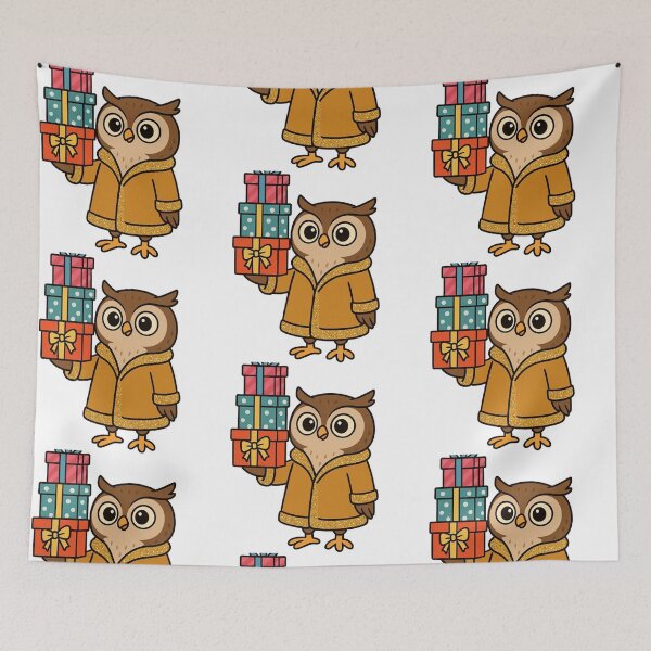 Item preview, Owl in Glitter Coat Balancing Party Gifts designed and sold by Confuzz1ed.