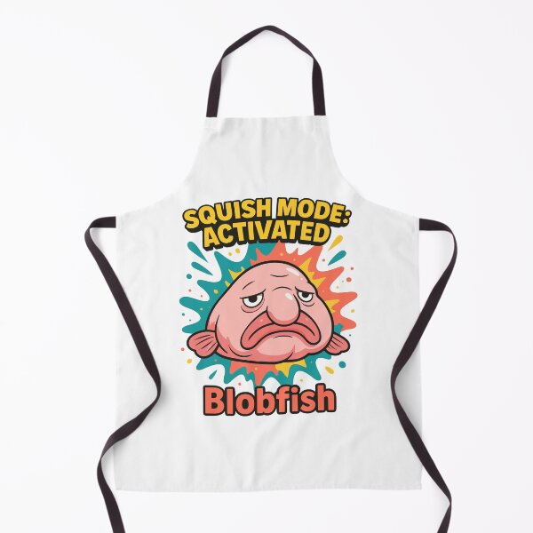 Item preview, Squish Mode Activated – Cute Blobfish Cartoon designed and sold by WildlifeInc.