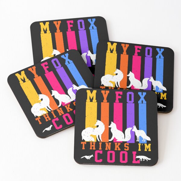 Item preview, Funny Fox Quote Design – My Fox Thinks I’m Cool – Unique Gift Idea for Animal Lovers designed and sold by karibov.