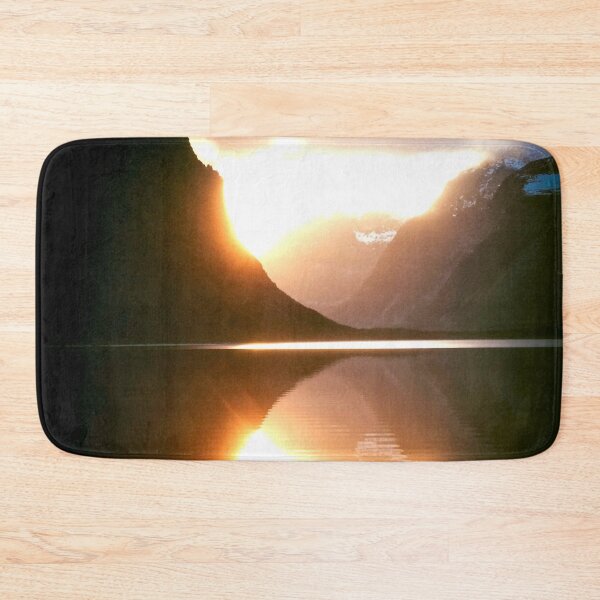 Item preview, Golden Sunrise Reflected Over Mountain Lake designed and sold by Exodoi.