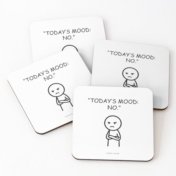 Item preview, Minimalist Angry Stick Figure – Sarcastic Mood Wall Art designed and sold by eivicraft.
