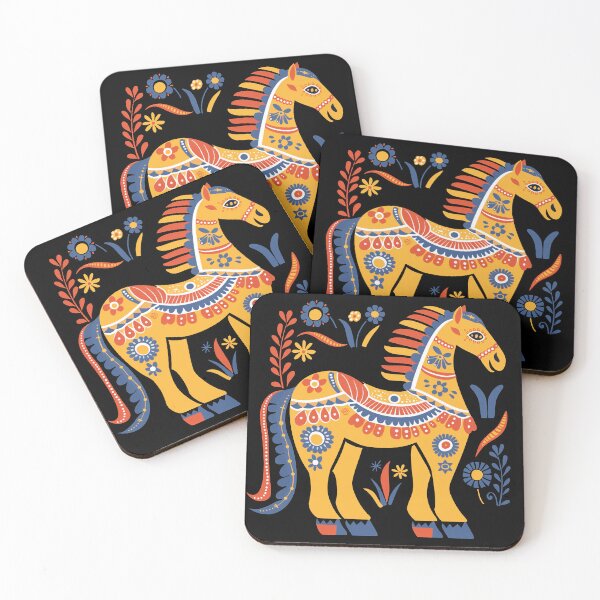 Item preview, Swedish Dala Horses, Floral Horses designed and sold by xiao xuans.