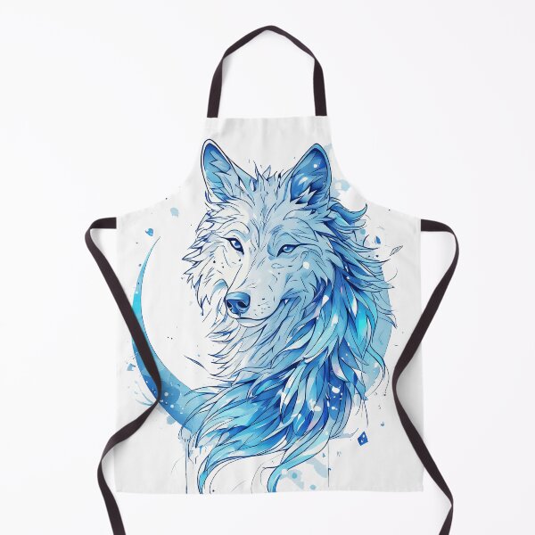 Item preview, blue wolf designed and sold by aliraweb.
