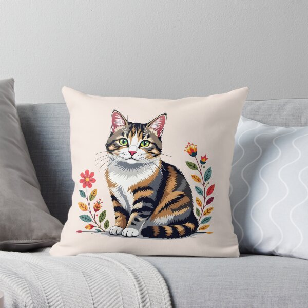 Item preview, Tricolor cat designed and sold by PrintLabStudio.